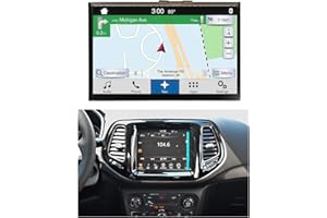 ARSSLY 7" LCD Schermo per Jeep Compass 2017-2020 LCD Display TDO-WXGA0700K00033-V2 TDO-WXGA0700K00057-V1 Display Touch Screen con Riparazione Strumenti, Not per Uconnect 4C / UAQ/UAS