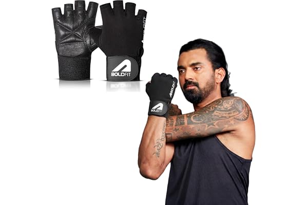 Boldfit Gym Gloves for Men & Women with Wrist Support Accessories for Weightlifting, Training, Exercise, Cycling, Bike Ridin