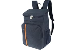 EUMMY 20L Cooler Backpack Insulated Picnic Beer Bag Freezer Multiple Pockets Large Capacity Waterproof Cooling Bag Food Container for Picnic Camping BBQ Park Family Outdoor Activities