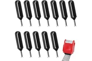 WOGENTHRIVE 12 Pcs Address Blocker Stamp Ink, Data Defender Roller Stamp Ink Set, Identity Theft Protection Roller Stamp Ink, Confidential Roller Stamp Ink Refills, Ink Set for Data Defender