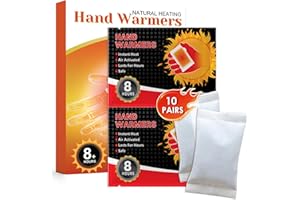 PHOMANTTONARY 10 Paia Scaldamani, 12 Ore di Extra Calore Immediato, Effetto termico profondo, Hand Warmers, Scaldini Attivati dall'Aria, Ideali per Attività all'Aperto