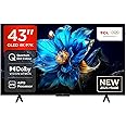 TCL 43P7K-UK 43" QLED 4K Ultra HD HDR Google TV (Google Assistant, BBC iPlayer, Dolby Atmos, Dolby Vision, HDR10+, Motion Clarity，2025 New Model)