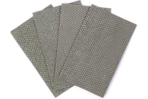 HOMESOM Carta vetrata diamantata elettrolitica lucidatura foglio abrasivo grana 60 120 200 400 ricambio abrasivo