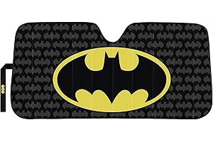 Plasticolor 003713R01 Batman Accordion Style Car Truck SUV Front Windshield Sunshade