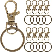 CHGCRAFT Brass Acorn Secret Container Keychain - 2 Inch Jewelry Pendant With Hidden Compartment