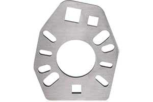 Mission Automotive Stainless Steel Pinion Yoke Wrench Tool - Extra Strength Puller for Loosening Pinion Flange and Nuts - Extra 1/2" Hole That Fits Most Sockets