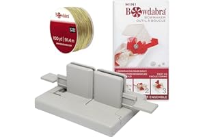 MOREX RIBBON Morex x Bowdabra Combo, Mini Bow Maker, and 100 yd Gold Wire