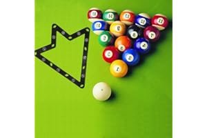 NewShot 6 Stück Magic Rack Blatt für 8/9/10 Ball Billard