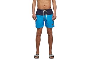 Urban Classics Herren Badehose Block Swim Shorts, Badehose für Männer, schnell trocknend, erhältlich in vielen Farbvarianten, Größen XS-5XL