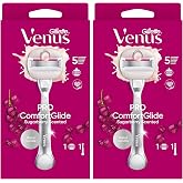 Gillette Venus ComfortGlide Sugarberry Shaver and 1 Head 2 pack
