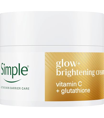 Pure Glutathione Vitamin C Face Cream, Whitening & Dark Spot Fading, All Skin Types, 50ml, Contains Vitamins, Fragrance Scented Beauty