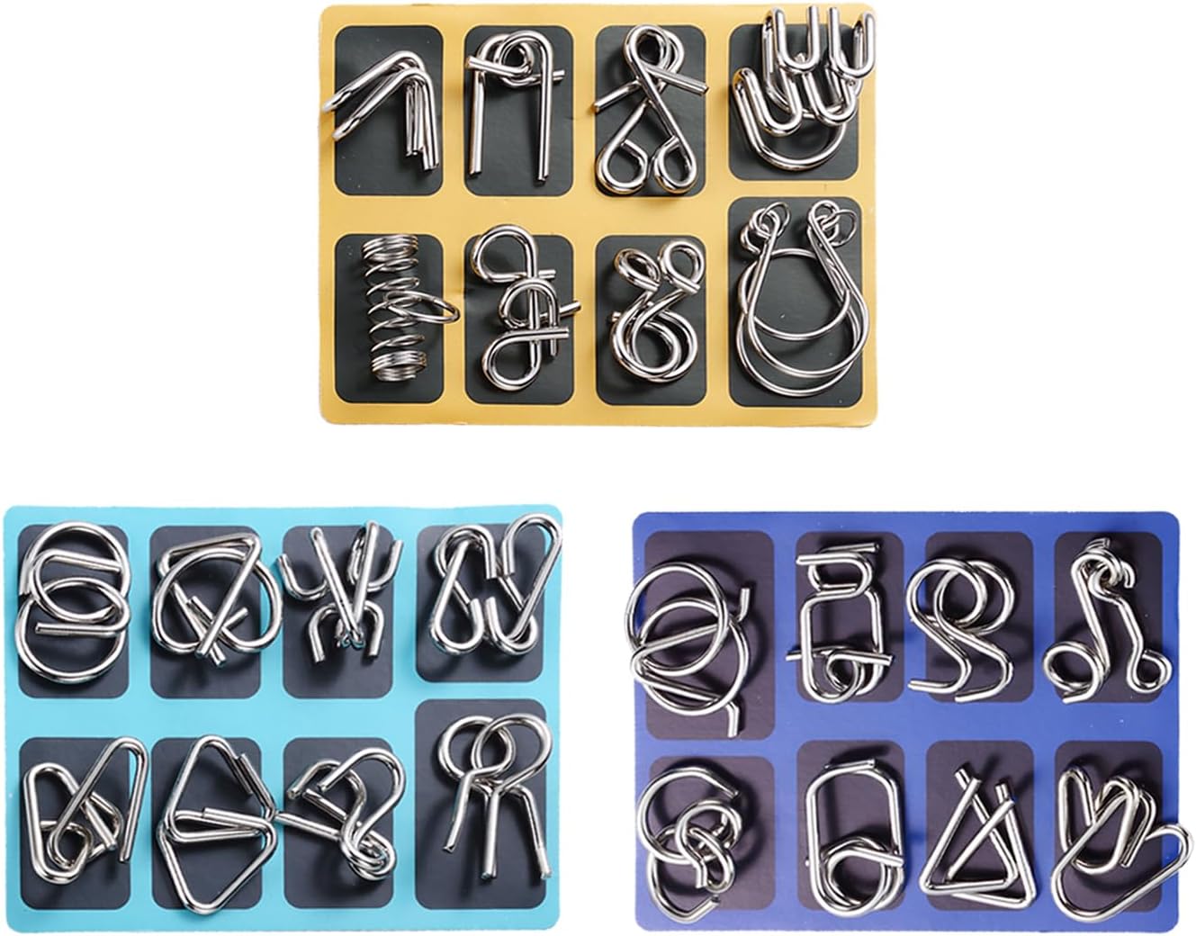 Avis d'Expert & Test Approfondi : 24 sztuki metalowych puzzli 3D Brainteaser Me (Sélection)