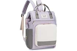 BAGROUPS Sac à Dos Bagage Avion Cabine 40x30x20cm Wizzair，Sac à Dos à Langer avec Amovible Porte tétine 40x30x20 Bagage a Main Avion Sangles de Poussette Sangles de Poussette Détachable