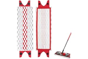 VPLONG Pack de 2 tampons microfibre Ultra Max Vileda compatibles avec les tampons vileda o - Cedar ultramax