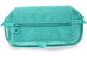 PracticOffice Portatodo Triple de Amplios Apartados Interiores con Cierre de Cremallera Individual