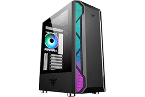 Itek Case Itek VERTIBRA X210 - Gaming Middle Tower, 12cm ARGB fan, 2xUSB3, Side Panel Temp Glass