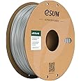 eSUN PETG Filament 1.75mm, ePETG+HS High Speed 3D Printer Filament, Dimensional Accuracy +/- 0.05mm, 1KG Spool (2.2 LBS) for 3D Speedy Printing,Solid Silver