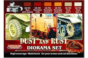 LifeColor Dust And Rust Set (22ml x 6) # LC-CS10