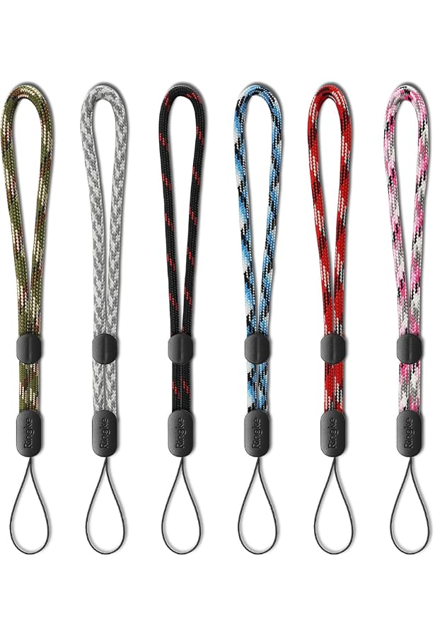 Dragonnes De Poignet Cobee - 12cm Réglables - Lot De 12 En Nylon - Pour Téléphone, Appareil Photo, Clés