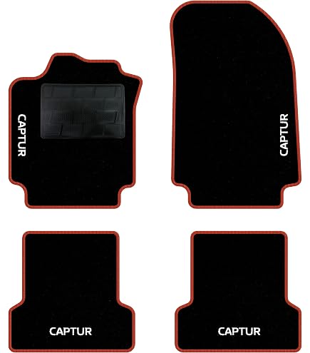 Tappetini Auto Fiat Doblò 2009-2014 - Set 4 Pezzi In Moquette Con Antiscivolo, 2 Anteriori E 2 Posteriori, Loghi Auto Inclusi