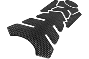 F FIERCE CYCLE Fuel Tank Protector PVC Rubber Pad Emblem Badge Sticker