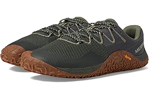 Merrell Męskie Trail Glove 7 Sneaker, Liszen/Guma, 44 EU, Guma porostowa, 44 EU
