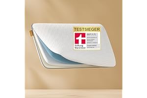 ‎EMMA Emma Classic Stützkissen 80x40 cm – Testsieger Kopfkissen (Stiftung Warentest, Gut (1,7), Ausgabe 09/2025; getestet in 40x80 cm) – Kissen, Atmungsaktiv, Waschbarer Bezug
