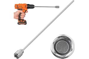 Olicky Adaptador De Taladro 30 Cm De Largo para Destornillador Eléctrico para Estabilizador De Caravanas Patas, Tuercas De 19 Mm Diámetro para Autocaravanas