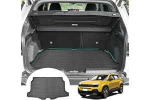 GAFAT Compatibile con Jeep Avenger Hybrid EV 2023 2024 2025 Tappetino per Bagagliaio, Facile da Piegare, Avenger 2025 Tappetini TPE Tutte Stagioni Original 3D Bordo Alto, Avenger Accessori (Superiore)