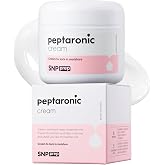 SNP Prep Peptaronic Face Cream - Korean All-in-One Moisturizer with 6 Peptides and 5 Types of Hyaluronic Acid for Deep Hydrat