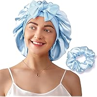 Cappello Da Notte In Seta Di Gelso 100% - Doppio Strato Per Protezione Capelli - Foto 7