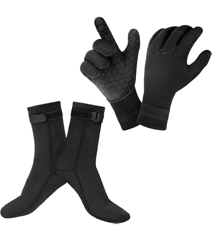 Gants Néoprène 3mm Milaloko - Plongée, Snorkeling, Sports Nautiques - Confort Et Protection