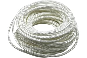 LITETOUR Cuerda de arranque de retroceso de 10 metros de 5 mm para cortacésped, motosierra, motor de gas, repuesto de arranque