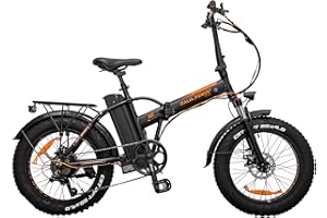 Italia Power Off Grid, E-Bike Branch, Bicicleta Electrica Fat, Unisex, Adultos, Negro, M