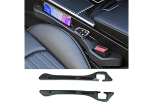 CXNO 2 Pièces Voiture Siège Bouchon D'éCart pour Mazda CX-3 CX-5 CX-7 CX-9 MX-5 CX-30 Axela, Latéral Gap Filler Pad Remplissage Car Styling Seat Gap Accessoires,A/Black