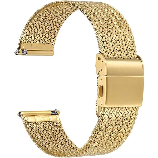 Milanese Armband Gold - Universelles Edelstahl Uhrband 8-18mm