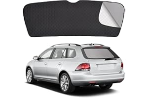 XCBYT Pare Soleil Voiture Arriere Compatible avec VW Golf 7 Variant 2013-2020, Pare-Soleil Arrière Pliable, Protection UV pour Bébé, Maille, Intimité, Conception à Double Usage