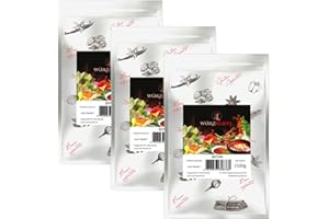 WÜRZTEUFEL Seitan Weizeneiweiß, Weizengluten. Vegane und vegetarische Küche. 3 Beutel je 1500g. (4,5KG)