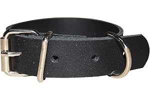 LEDERRIEMEN.COM Leder Befestigungsriemen mit D-Ring und Schnalle, Fixierriemen, Lederriemen, Farbe:schwarz, Größe:1.5cm breit x 20cm lang