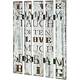 HAKU Memoboard Vintage 37x55cm - Industrial Garderobe Mit Körben