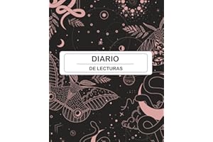 Diario de lecturas: Cuaderno - Agenda (auto) regalo para amantes de los libros. Incluye: Registro de libros leídos, lista de deseos por leer, opinión ... juegos literarios... (Páginas a todo color)