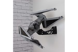 Brick Nest Lego Support mural horizontal pour UCS TIE Interceptor 75382