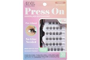 ‎ARDELL ARDELL Naked Press On Soft Volume I 30 selbstklebende Wimpern I Einzelne Wimpern bis zu 4 Anwendungen I Künstliche Wimpern selbstklebend I Natürliche Lashes mit 24h Halt I Wimpern Extensions