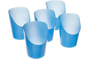 PERFORMANCE HEALTH Patterson Medical - Vasos de plástico reutilizables, 59 ml, 5 unidades, color azul