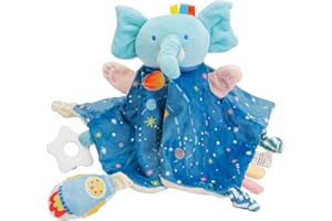 Sirecal Baby Comforter Blanket for Newborn Toys - Babies Blankets Security Toy Girl Sensory Teething Comforters Soft Touch Tag Safe Snuggle Comfort for Boy Teether Gift Presents 0 3 6 Month Year