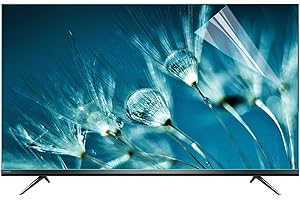 CUNIO Anti Glare TV Bildschirm Folie, TV Glare 43-65inch Indoor Mattierte Staubdichte Filter Anti-Kratz Folie, Anti-Strahlung Rate Bis Zu 90%, Schutz Der Augen Keine Blasen / 55in1211x682mm