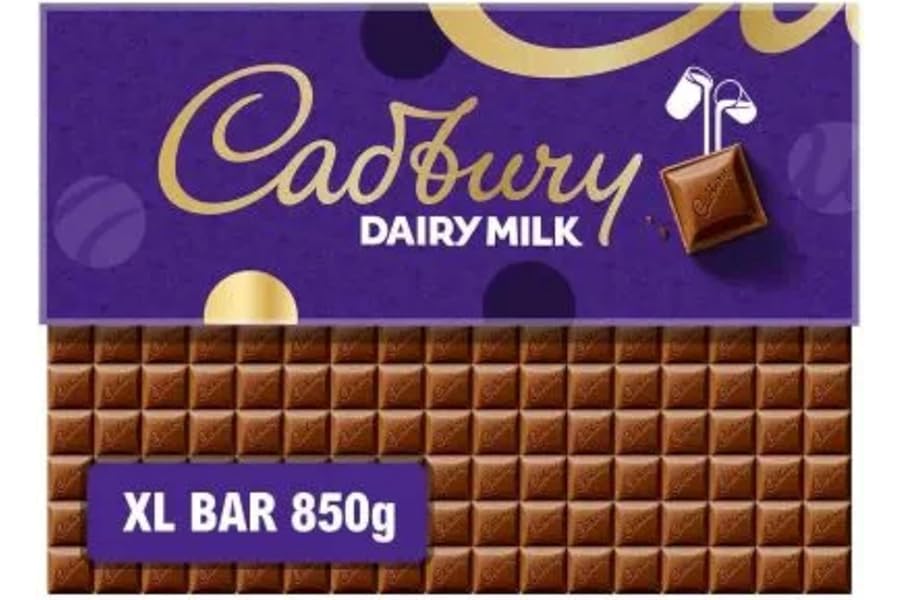 Cadbury Dairy Milk Chocolate Gift Bar, The Classic Creamy Taste, Extra-Large, 850 g (Pack of 1)