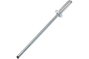 AERZETIX - Juego de 100 remaches ciegos estándar Ø2.4x8mm aluminio/acero - DIN 7337 A - remache pop con ruptura de vástago - C48090