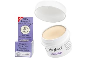 HayMax Allergen Barrier Balm - Lavender 5ml - Organic, Natural & Non-Drowsy Hay Fever & Allergy Relief Balm - Traps Pollen, Dust & Other Allergy Particles - Great for Adults, Kids & Pregnant Women
