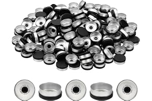 PATIKIL 20 mm kardborre, 200 st, 200 st, kardborreförslutningar för injektionsflaskor, plast- och aluminiumlock för glasflask